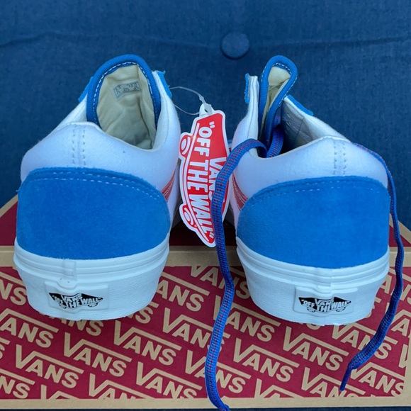 Vans Men’s Old Skool Sport Pop Vallartabl/Red Sneakers - Picture 14 of 16